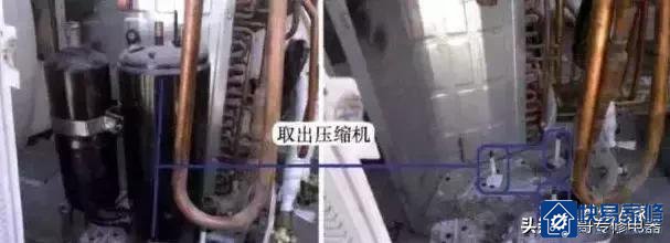 空调压缩机更换方法图解