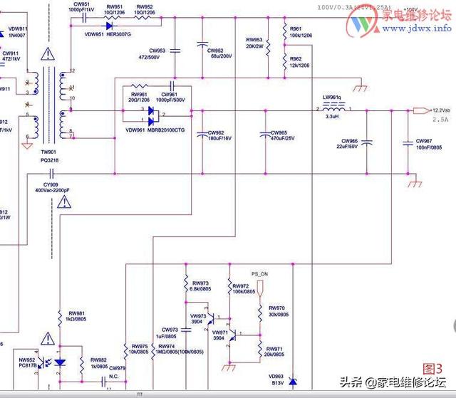 康佳液晶电视32F2900指示灯闪不开机检修