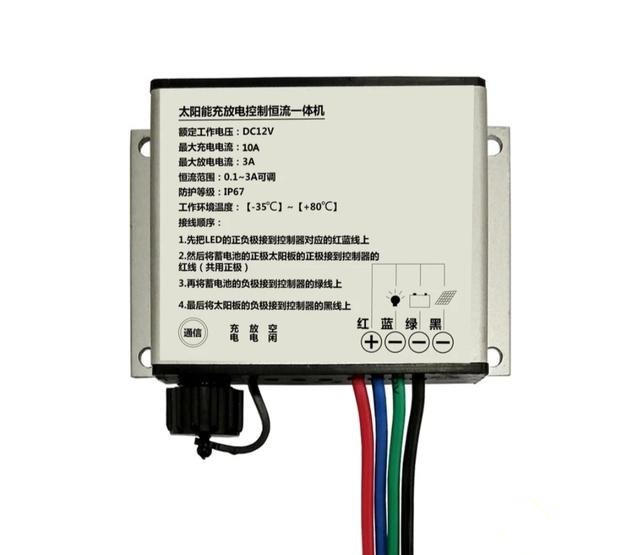 四线制的太阳能路灯控制器怎么接线