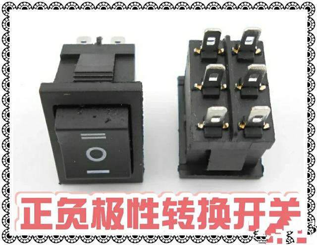 采用正负极性转换开关构成的简单正反转控制电路