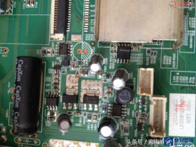 康佳液晶电视LED26F3300CE热机死机修复