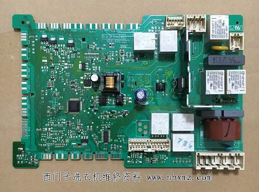 西门子WD14H468TI型号滚筒洗衣机不通电故障，主板维修一例（图）