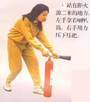 二氧化碳灭火器的使用方法及注意事项