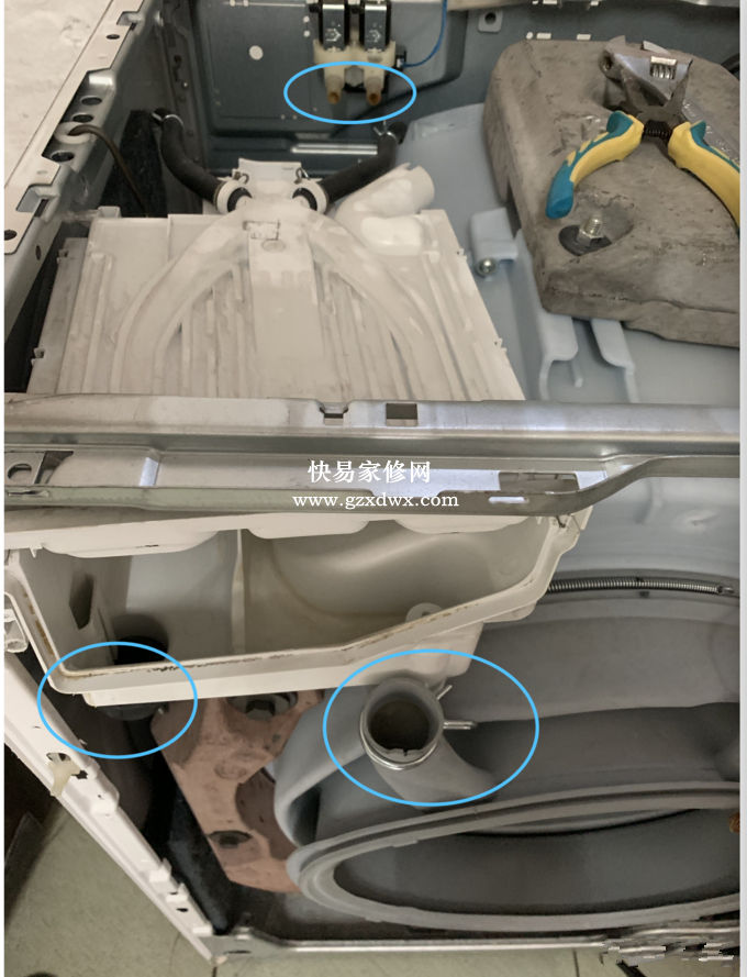 滚筒洗衣机拆机清洗指南
