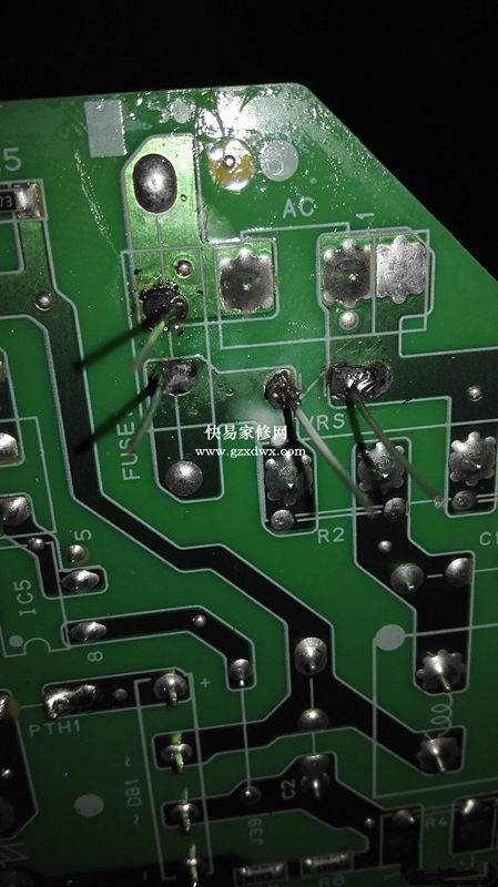 日亚110V夏普KI-DX70-W空气净化器误插220V电烧坏后维修历程