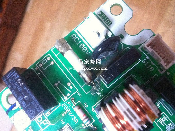 日本大金ACK70N直插220V烧坏后的DIY维修过程