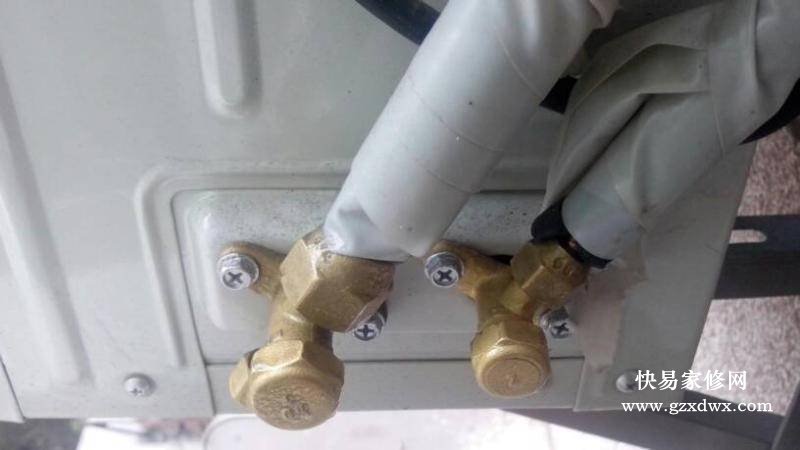 空调外机铜管结冰