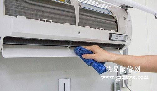 美的空调尘满怎么拆洗