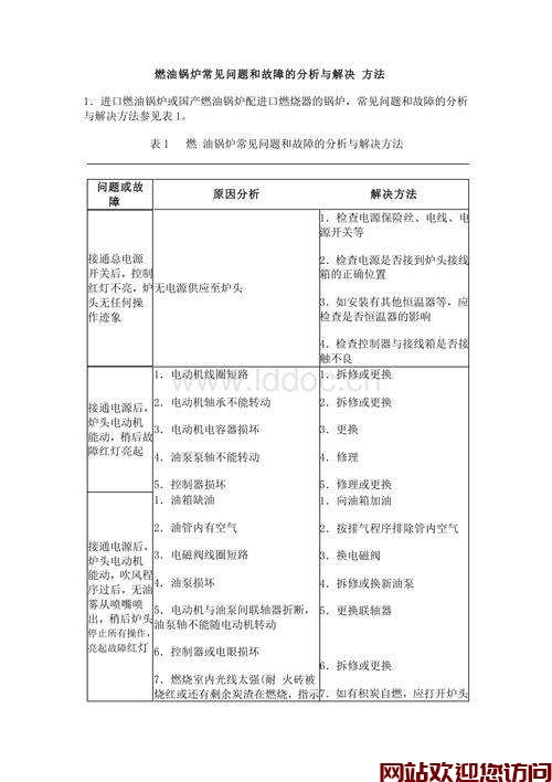 庆东柴油锅炉故障代码(庆东柴油锅炉说明书)插图2